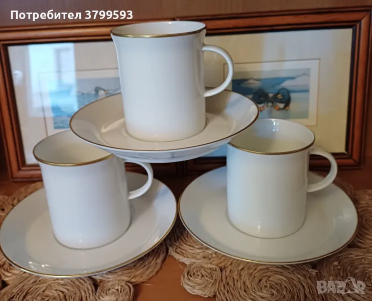 3 чаши за кафе ROSENTHAL TEMPELHOF 4000, снимка 1