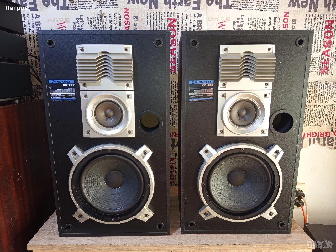 Трилентови Тонколони"PIONEER"CS-797, снимка 1