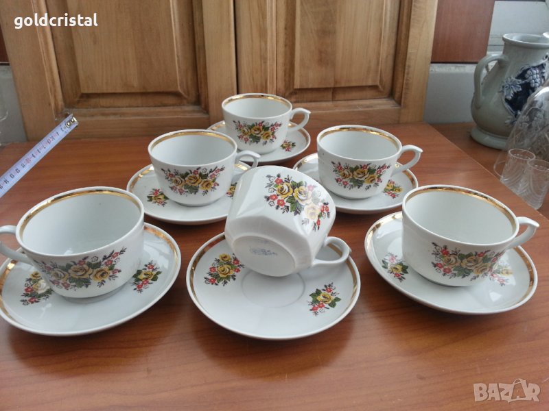 Руски порцелан чаши за чай , снимка 1
