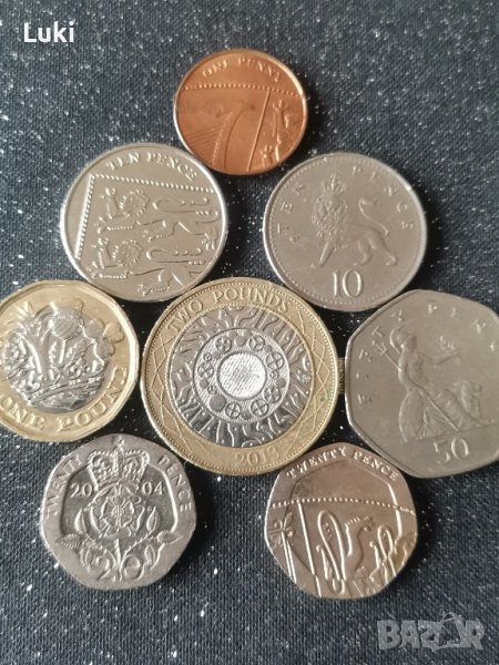 Лот монети Елизабет ||, снимка 1