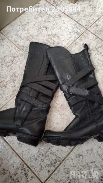 Дамски кожени ботуши Diesel, снимка 1