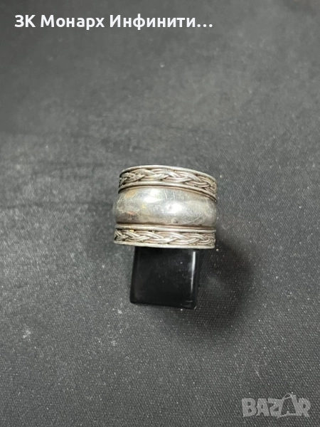 Сребърен пръстен , снимка 1