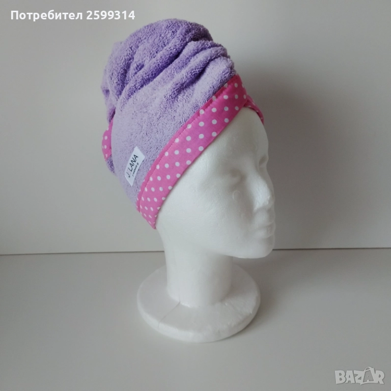 Памучна кърпа/тюрбан за коса, снимка 1