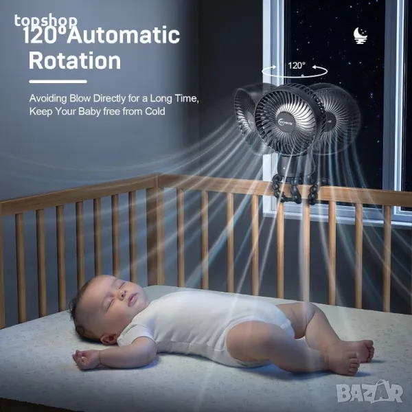 Преносим персонален USB мини вентилатор с акумулаторна батерия с LED светлини Power Bank, снимка 1