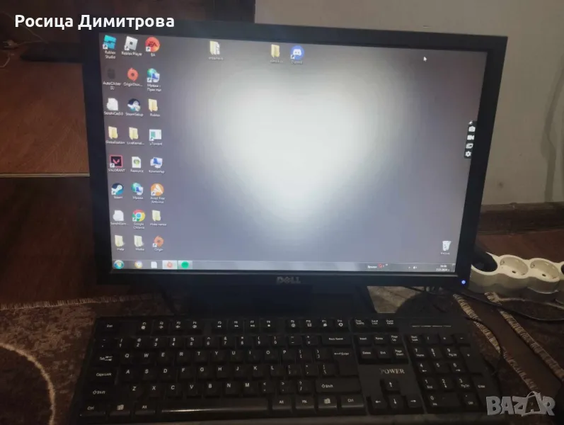 Настолен компютър+монитор+ клавиатура+мишка, снимка 1