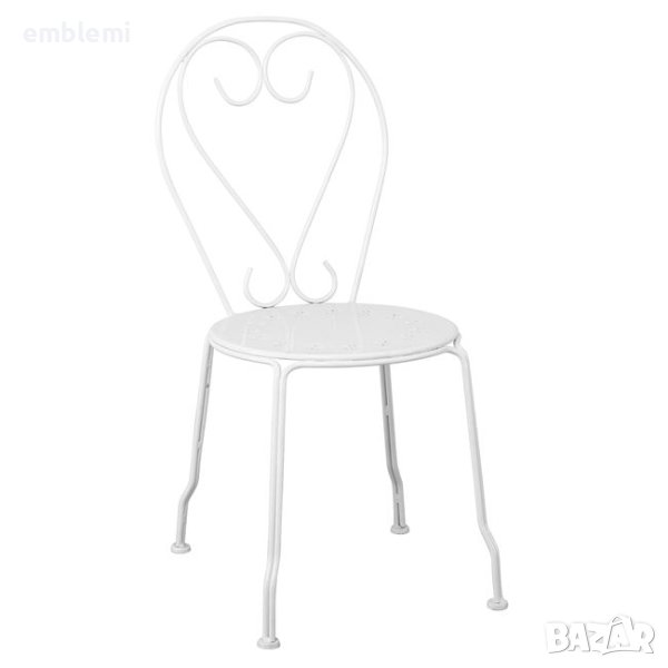 Стол трапезен градински Bistro Бял, снимка 1