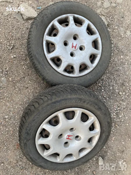 4 бр Зимни гуми с джанти от Honda Accord 6 185/65/15, снимка 1