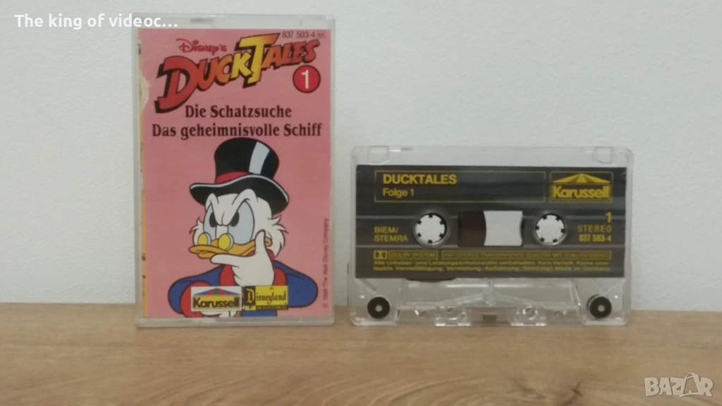 Аудио касета Патешки Истории Disney  1989 г., снимка 1