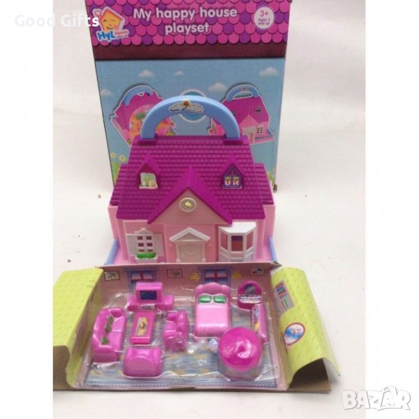 Комплект къща за кукли с аксесоари, снимка 1