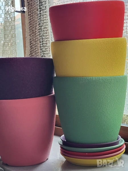 Керамични саксии за цветя за 8 литра, снимка 1