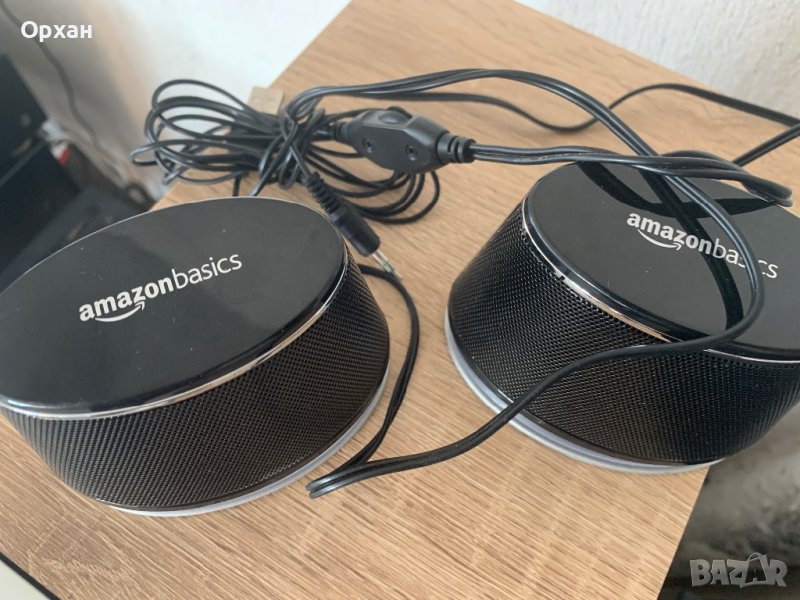 Amazon Basics компютърни високоговорители Amazon Basics (захранвани от USB): , снимка 1