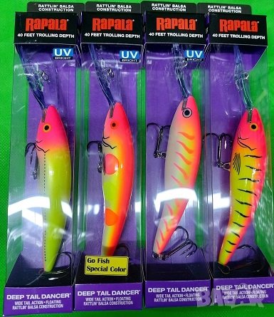 Воблер Rapala TDD13 (Go Fish color) , снимка 1