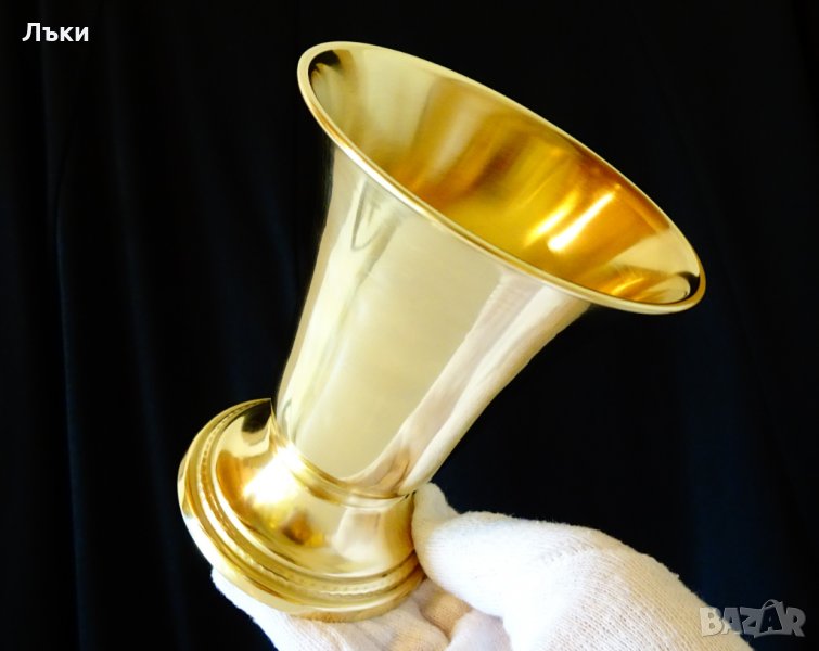 Шведска бронзова чаша за вино 300 мл., снимка 1