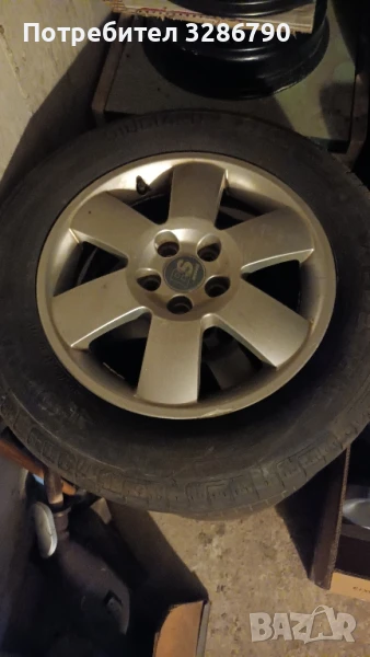 джанти 5х100мм 15цола с добри гуми 195/65/15, снимка 1