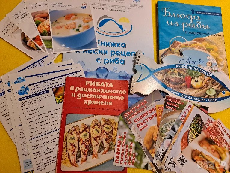 Книги и рецепти за готвене на риба, снимка 1