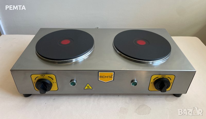 Електрически котлон с 2 кръгли плочи Ф 19см (3,2 kW)-Турска, снимка 1