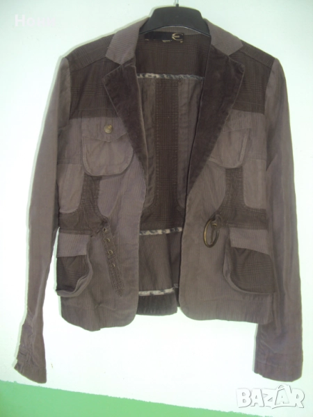 Кафяво сако оригинално на Just Cavalli ръст S, снимка 1