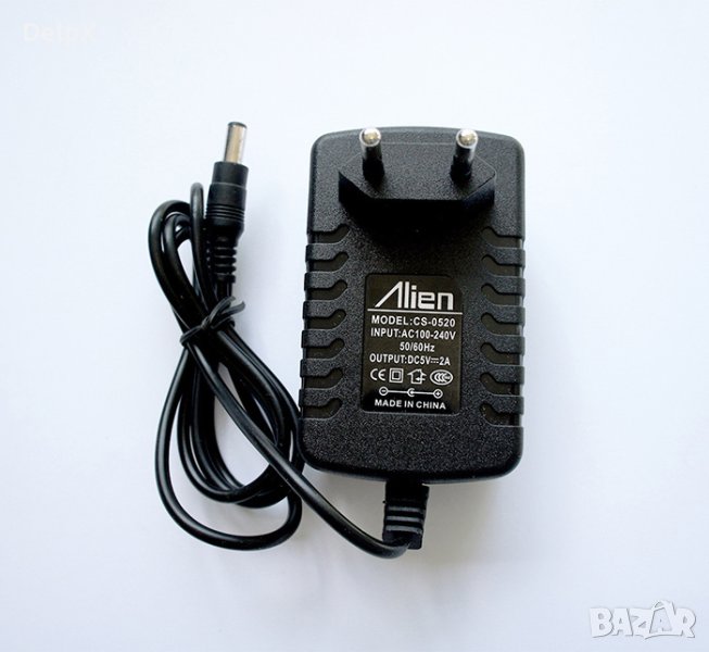 Мрежов адаптер стабилизиран с букса 5,5х2,1  5V 2A 10W, снимка 1
