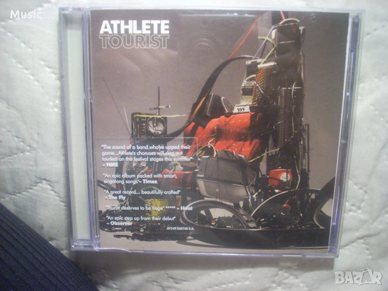 Athlete ‎– Tourist оригинален диск, снимка 1