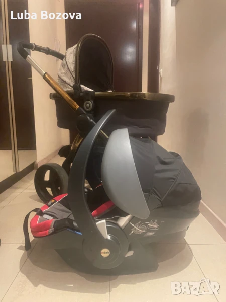 детска количка и детско столче + подарък детска кошара , снимка 1