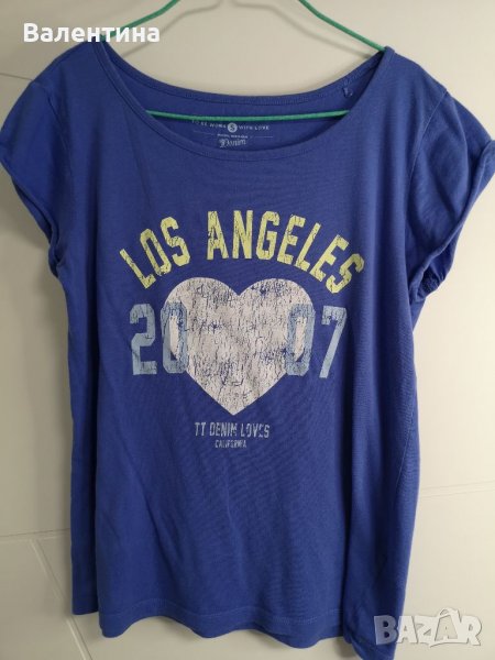 Разпродажба! Vintage Tom Tailor Denim дамска маркова тениска, S, снимка 1