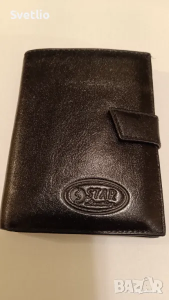 Намален! Продавам кожен портфейл, чисто нов., снимка 1