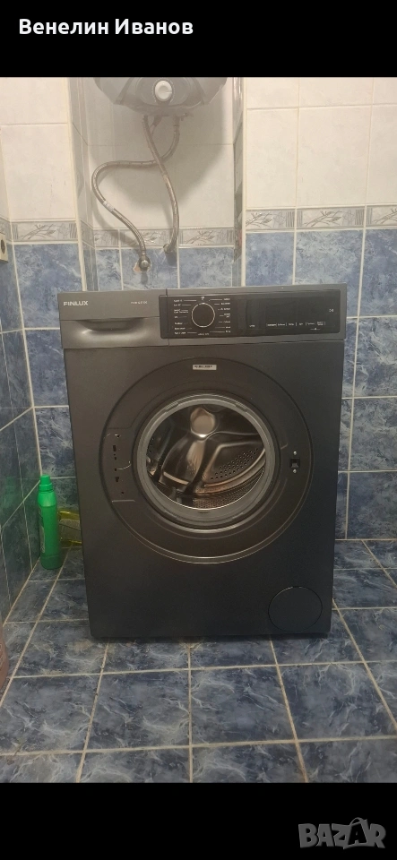 Пералня Finlux FXT8 125T DG (8кг, 1200 об.), Цвят Антрацит, снимка 1