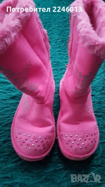 Розови светещи ботушки Skeshers -28 номер, снимка 1
