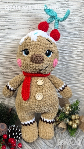 Амигуруми, плетена играчка, Коледа , снимка 1