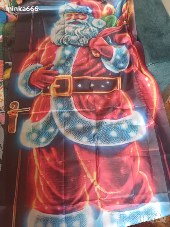 Коледна завеса за врата, снимка 1