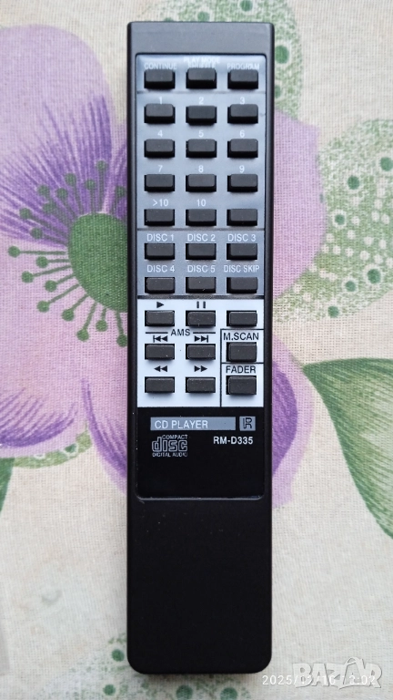 НОВО Sony RM D 335 дистанционно CD changer player сони remote цд плеар сд чейнджър плеър универсално, снимка 1