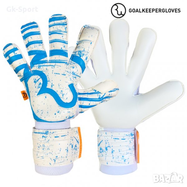 Вратарски ръкавици RWLK Picasso Pro Line бяло/син размер 7,8,11, снимка 1