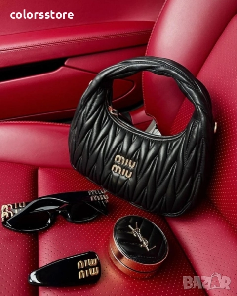 Черна чанта MiuMiu/SG99y, снимка 1