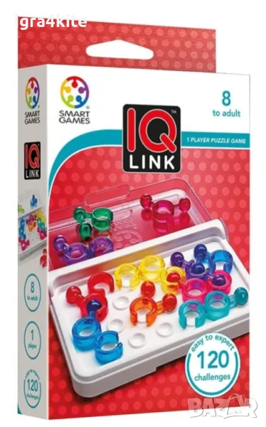 IQ Game LINK № 8 от 8 – Нов модел матричен тетрис. Логическа игра в кутия , снимка 1