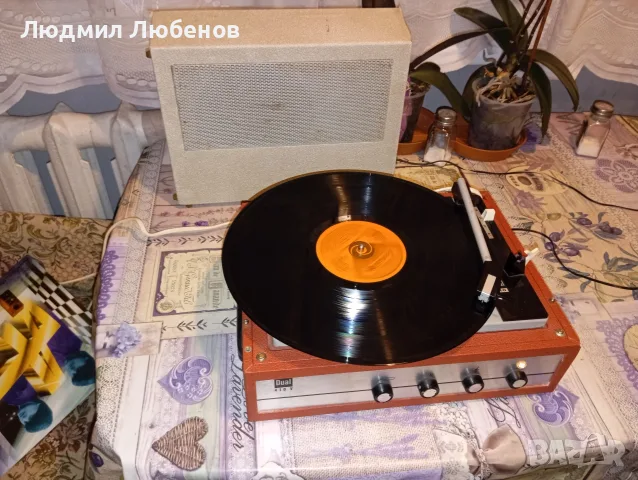 Ретро лампов грамофон Dual P410V от 1966г., снимка 4 - Грамофони - 55931224