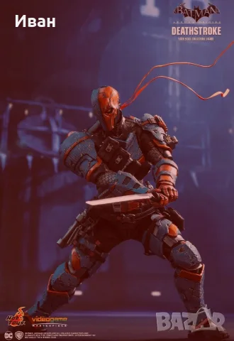 ХОТ ТОЙС СМЪРТОНОСЕН УДАР - Hot Toys Hot Toys VGM30 - DC - Batman : Arkham Origins - Deathstroke, снимка 4 - Колекции - 55964256
