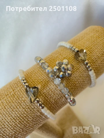 Перлени гривни, снимка 4 - Гривни - 50875243