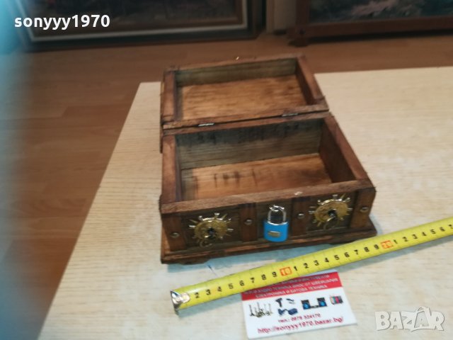 дървен морски сандък 0903211726, снимка 12 - Колекции - 32097761
