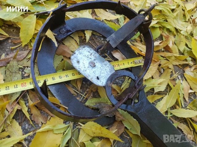 Стъпков капан със зъби , снимка 3 - Антикварни и старинни предмети - 52158711