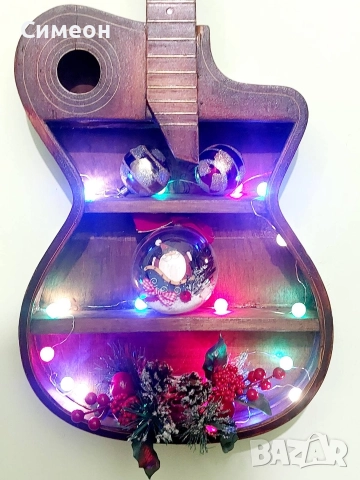 Ръчно изработена етажерка от китара - уникат !, снимка 3 - Китари - 52663926