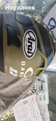 Каска Arai RX-7 EVO размер L Maverick 2026, снимка 14 - Мотоциклети и мототехника - 55742857