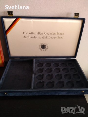 Немска кутия за съхранение на монети 2 бр.