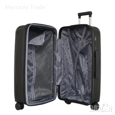 Комплект куфари и чанта Mercado Trade, 0606, Различни цветове, снимка 10 - Куфари - 52249876