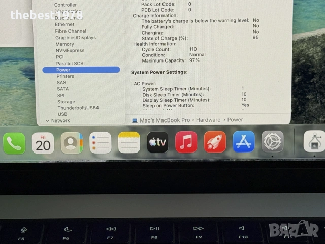 MacBook Pro 16 M1 Max`10 CPU/32 GPU/32GB RAM/1TB SSD/Бат 20ч, снимка 7 - Лаптопи за работа - 53912233
