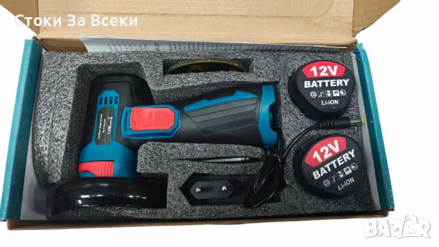 Акумулаторен ъглошлайф 12V - Компактен и мощен инструмент за прецизна работа, снимка 1