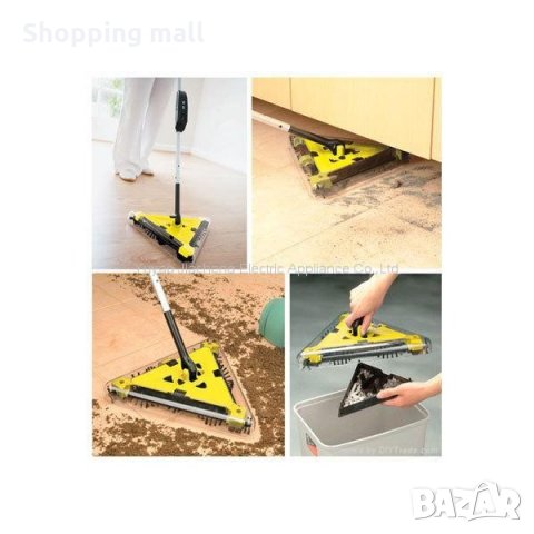 Зареждаема електрическа четка метла подочистачка swivel sweeper , снимка 13 - Прахосмукачки - 35609085