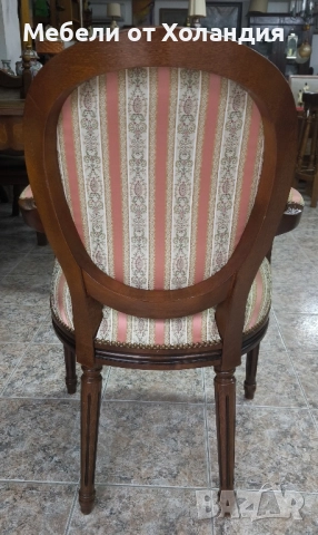 Кресло Луи XVI "медальон", снимка 4 - Дивани и мека мебел - 52377792