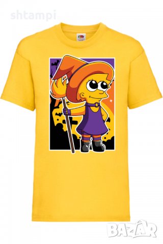 Детска тениска The Simpsons Lisa Simpson 02,Halloween,Хелоуин,Празник,Забавление,Изненада,Обичаи,, снимка 8 - Детски тениски и потници - 38158488