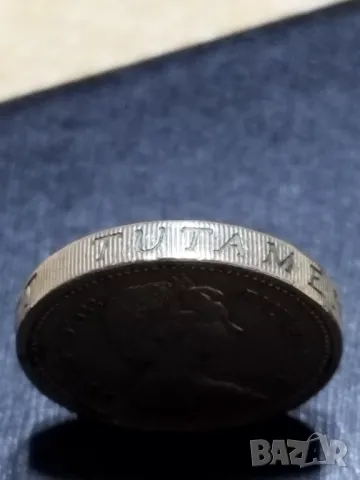 1 паунд 1983г. /рядка/, снимка 5 - Нумизматика и бонистика - 48310758