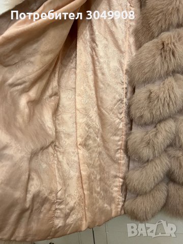 Дълъг елек естествен косъм от лисица., снимка 3 - Елеци - 42848312